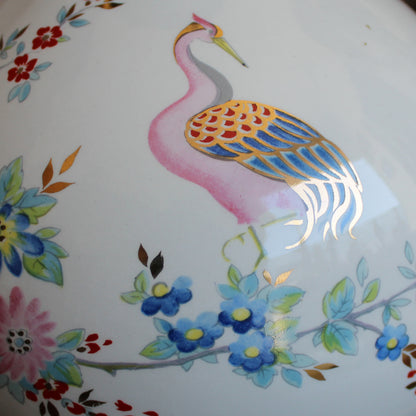 JARRON ITALIANO DE CERAMICA PINTADO A MANO