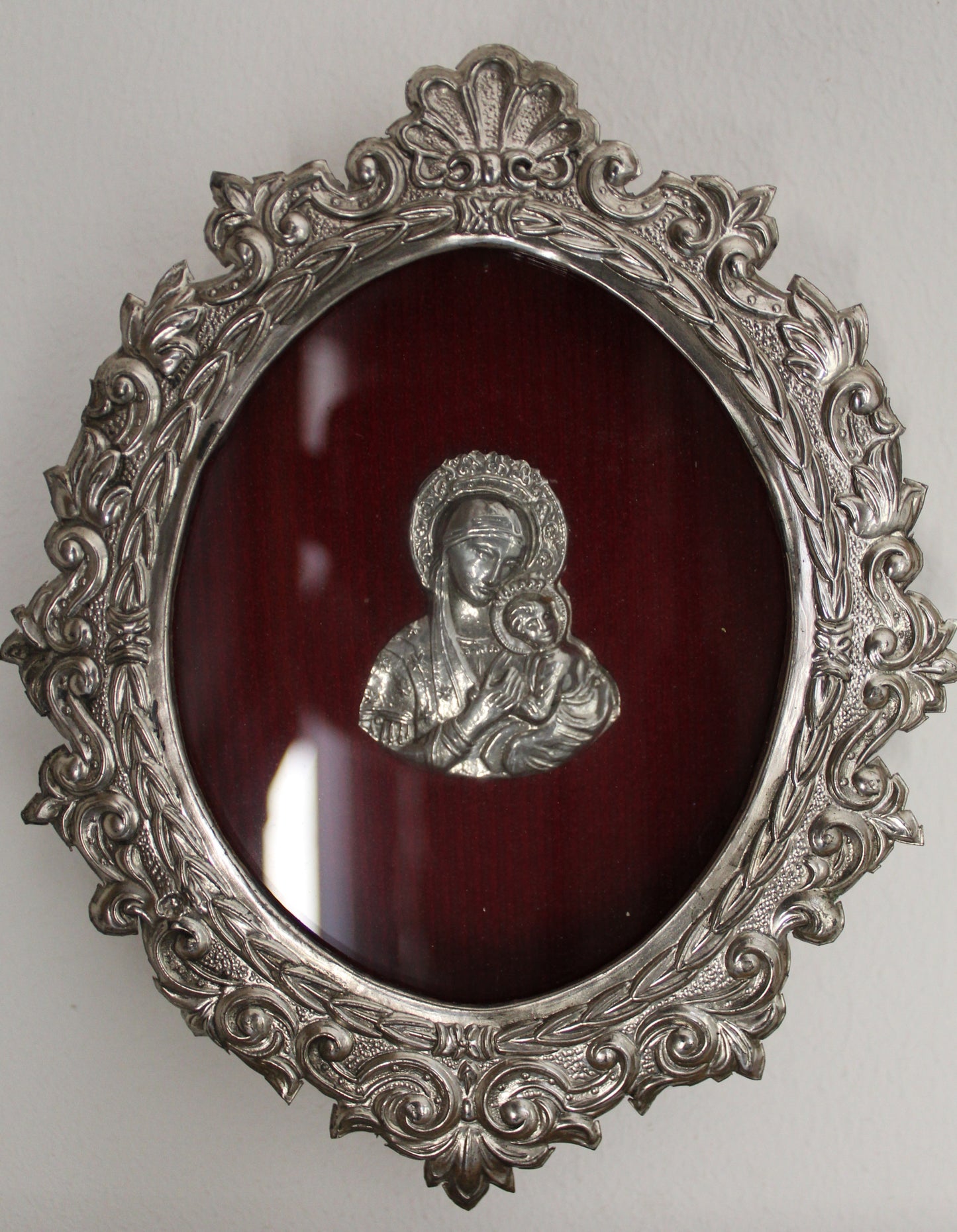 RELICARIO DE VIRGEN CON EL NIÑO