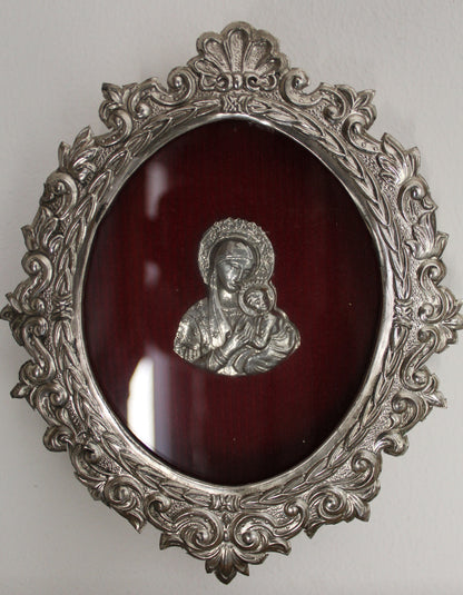 RELICARIO DE VIRGEN CON EL NIÑO