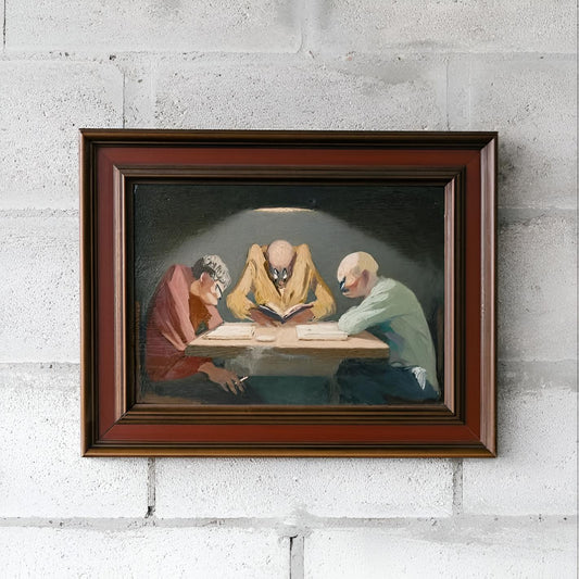 OLEO SOBRE LIENZO AUTOR DESCONOCIDO