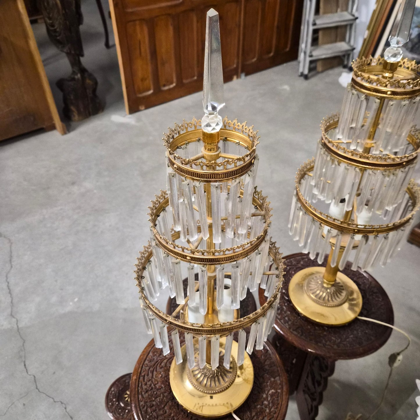 PAREJA DE LAMPARAS ESTILO IMPERI