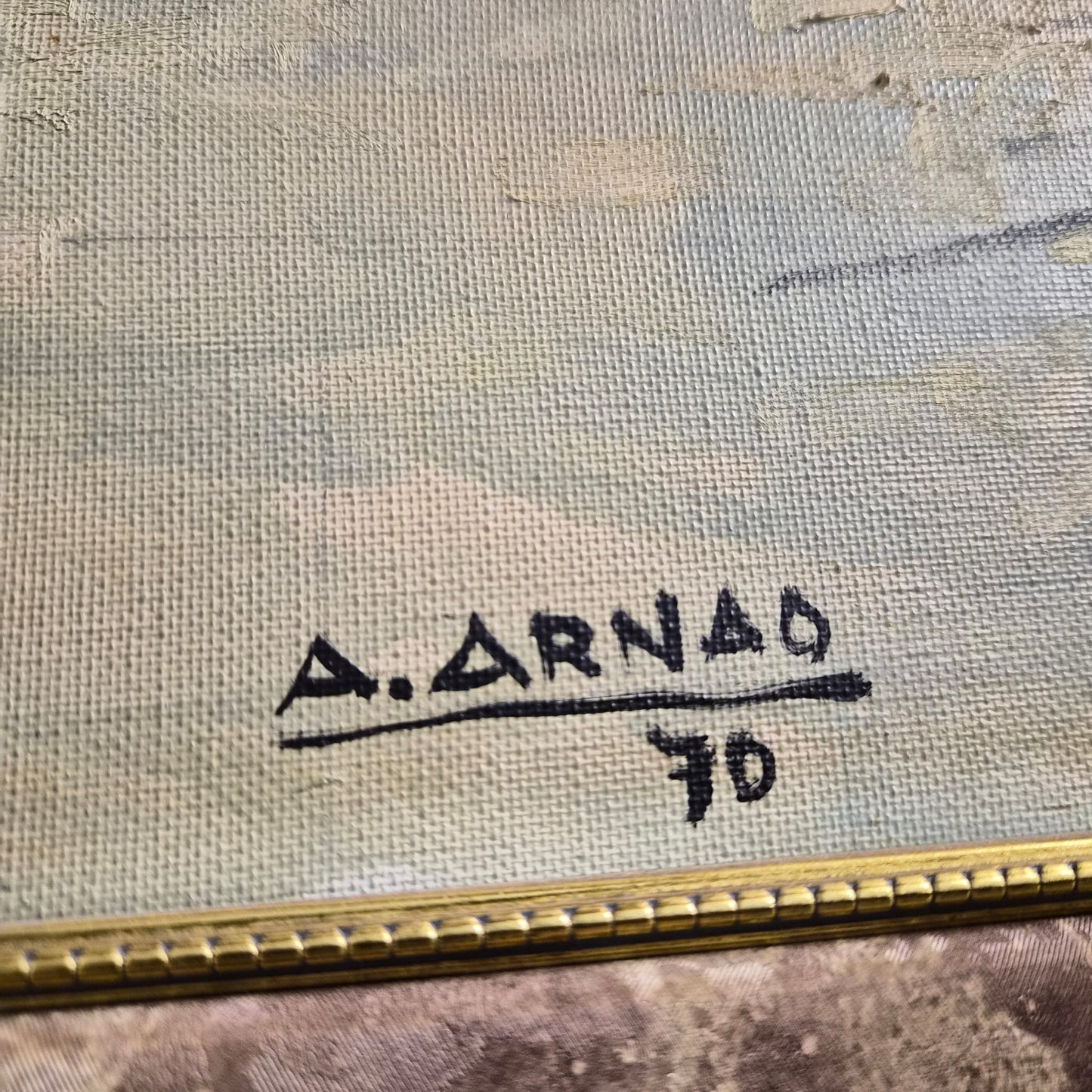 OLEO SOBRE LIENZO DE ANTONIO ARNAO